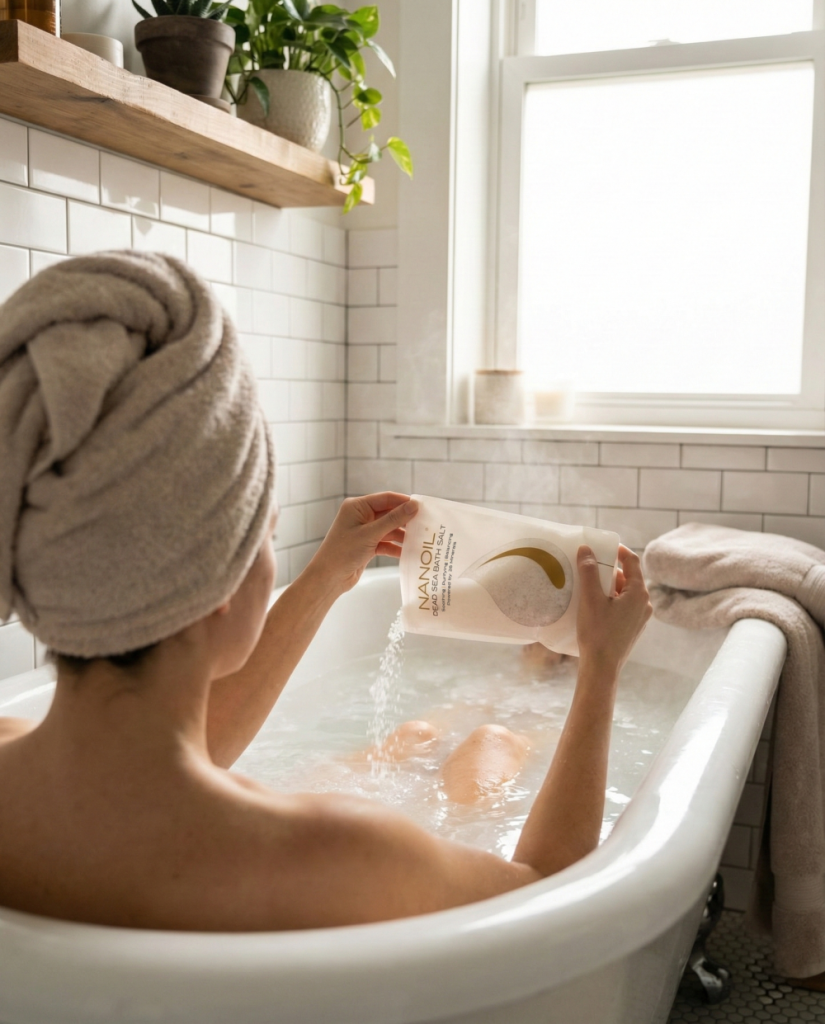 nanoil sare de mare pentru baie